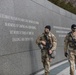 Florida National Guardsmen stand guard at the Martin Luther King, Jr. Memorial