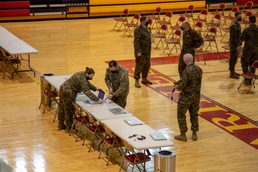 MCIEAST-MCB Camp Lejeune prepares Goettge Field House for II Marine Expeditionary Force COVID-19 vaccinations