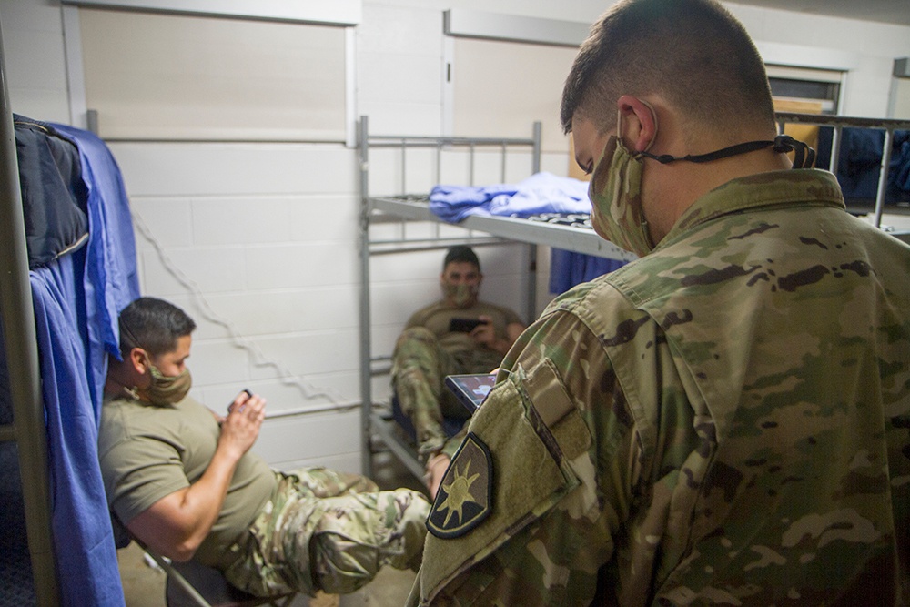 Florida Guard Soldiers undergo quarantine at Fort Hood