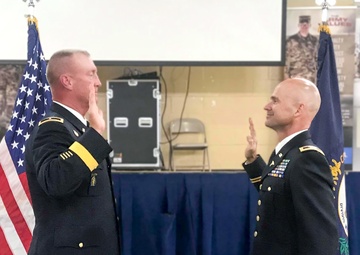 Colonel Chris Howell promotion ceremony