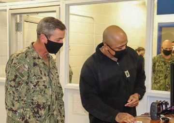 NETC Commander Visits NTTC Meridian