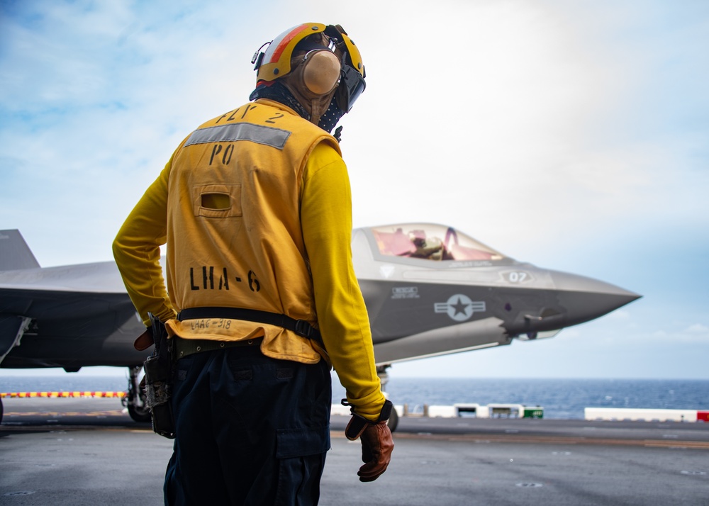 USS America (LHA 6) Conducts Flight Operations