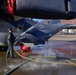 CV-22 gets cleaned for inspection