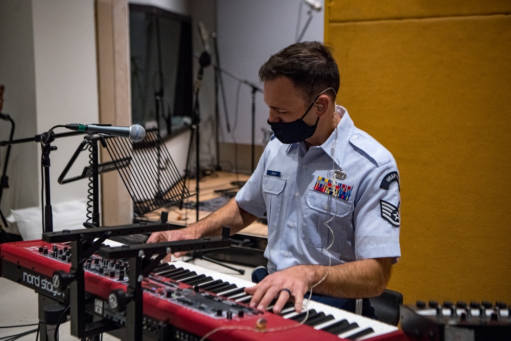 U.S. Air Forces Central Band records song for Year of Culture