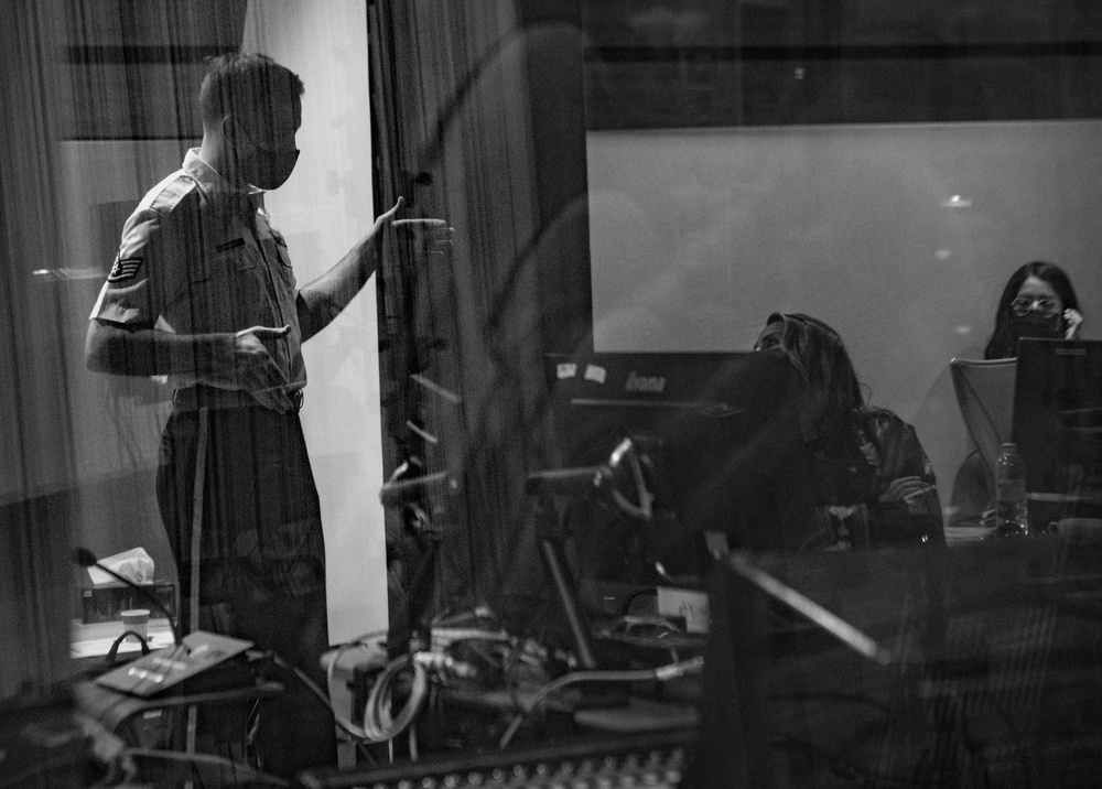 U.S. Air Forces Central Band records song for Year of Culture