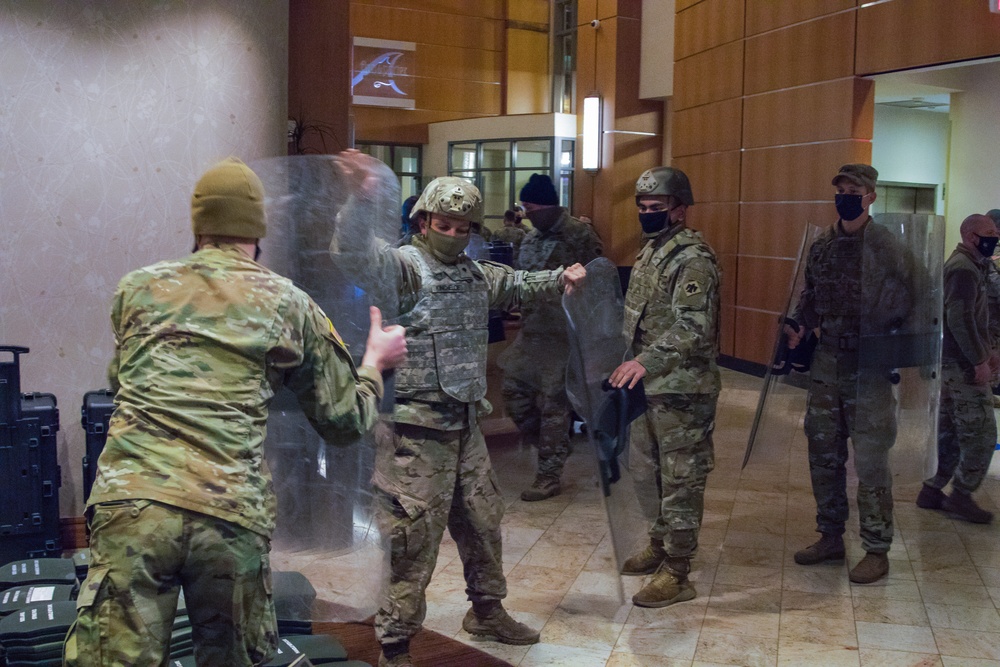 Nebraska National Guard Prepare for the 59th Presidential Inauguration