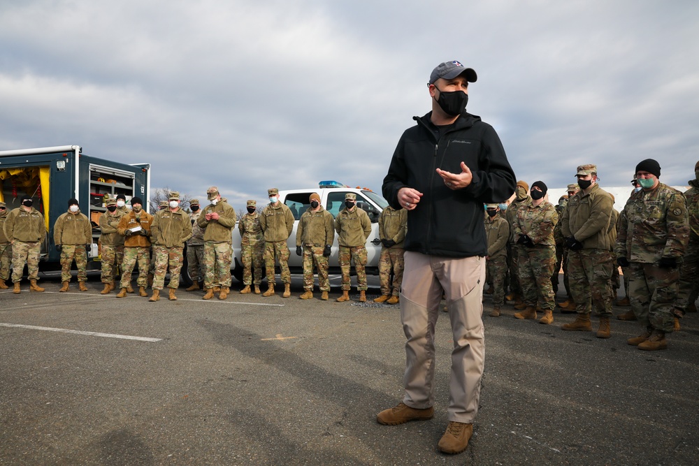 West Virginia CERFP Team Rehearses for 59th Presidential Inauguration