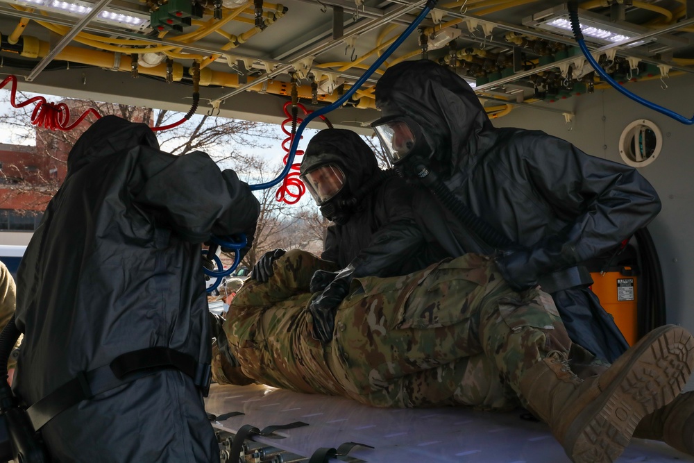 West Virginia CERFP Team Rehearses for 59th Presidential Inauguration