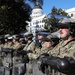 Cal Guard protects the Capitol building in Sacramento on Inauguration Day