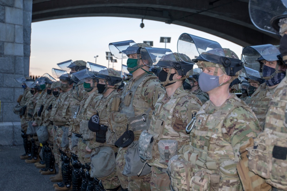 Vermont National Guard Support the 59th Presidential Inauguration