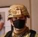 A North Carolina National Guard Soldier provides security near the Eastern Market Metro Station.