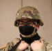 A North Carolina National Guard Soldier provides security near the Stadium-Armory Metro Station.