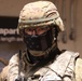 A North Carolina National Guard Soldier provides security near the Stadium-Armory Metro Station.