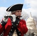 Members of the United States Joint Forces Color Guard stand in formation before the start of the 59th Presidential Inauguration parade.