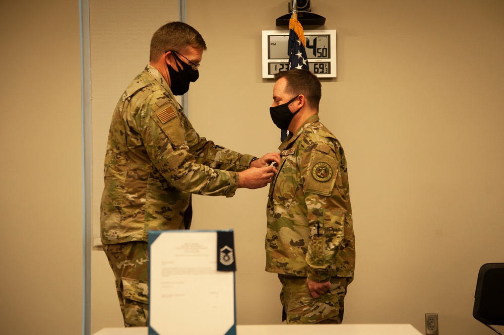 Boggs promoted to the rank of master sergeant