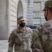 Col. Hughes talks a members of the New Jersey National Guard’s Joint Task Force Iron Guard in Washington, D.C.