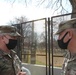 Col. Hughes and Lt. Col. Boyd discuss the mission to support federal and District authorities in Washington, D.C.