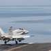 An F/A-18C Hornet Launches from the Flight Deck of Nimitz