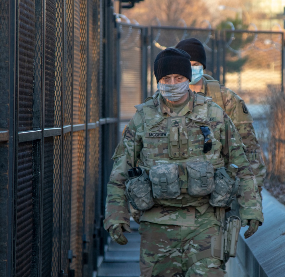 Vermont National Guard Support Security In Washington, D.C.