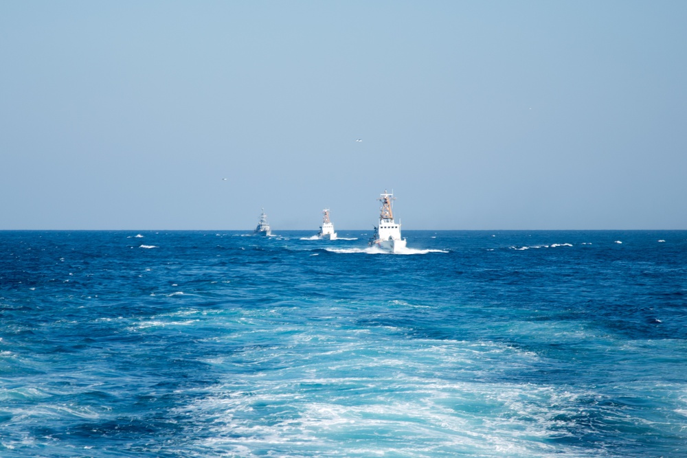 USS Firebolt (PC 10) transit the Strait of Hormuz