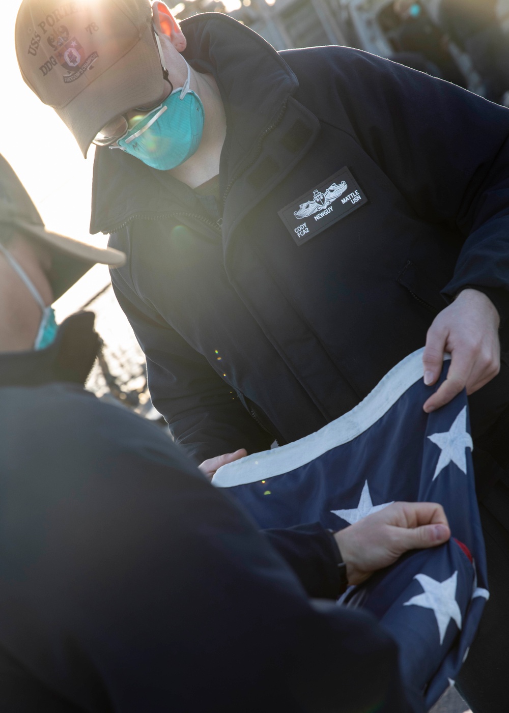 USS Porter Departs Rota, Spain