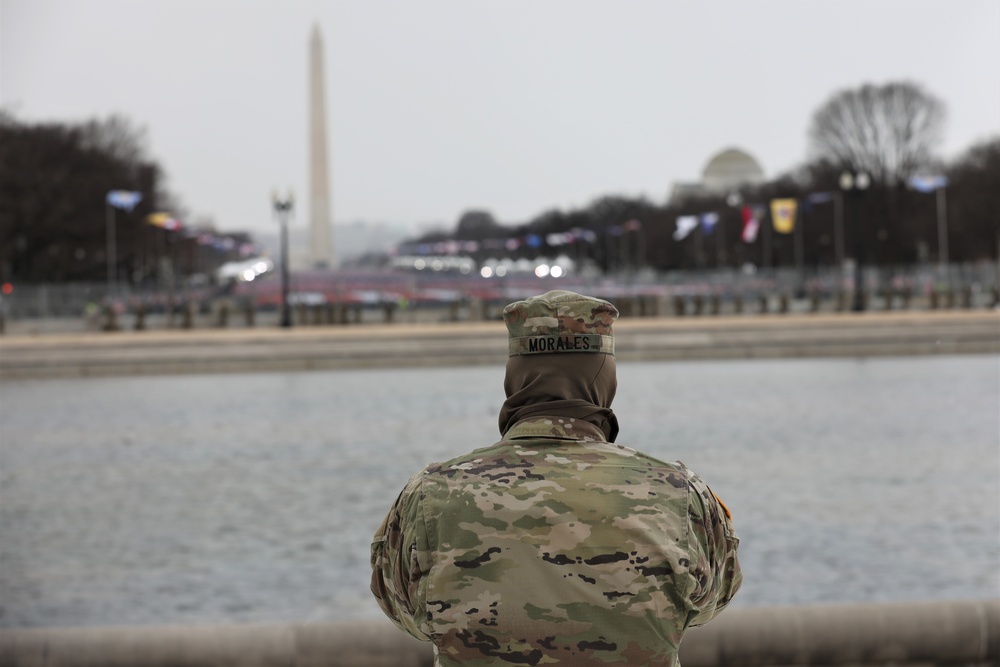 Guardsmen at the 59th Presidential Inauguration