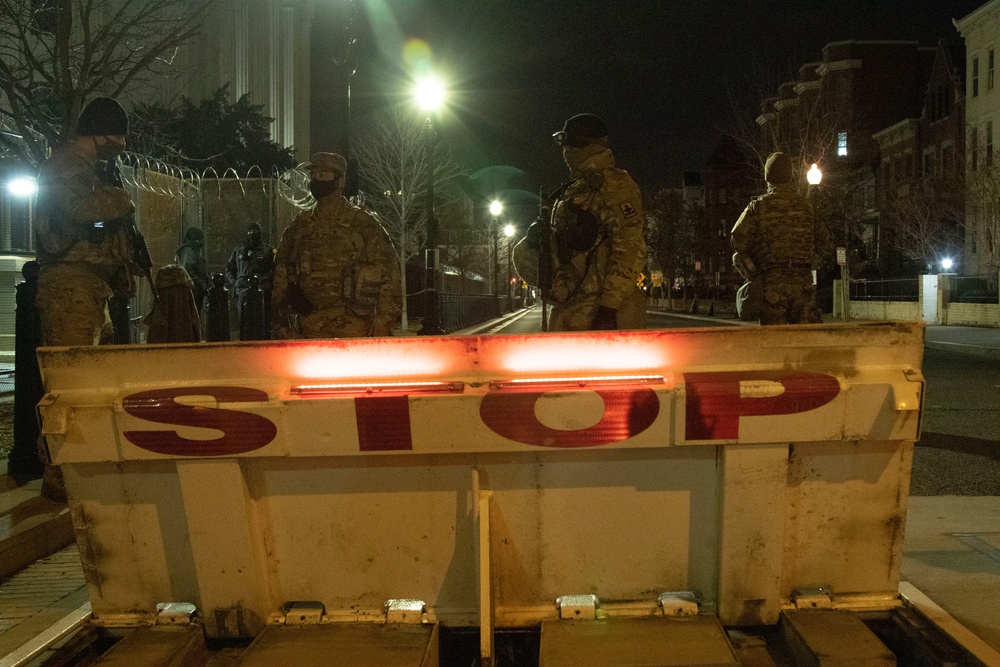 Alaska National Guard Soldiers and Airmen assist inauguration