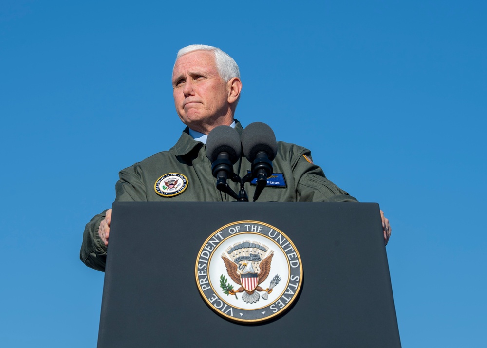 Vice President and Second Lady Visit NAS Lemoore