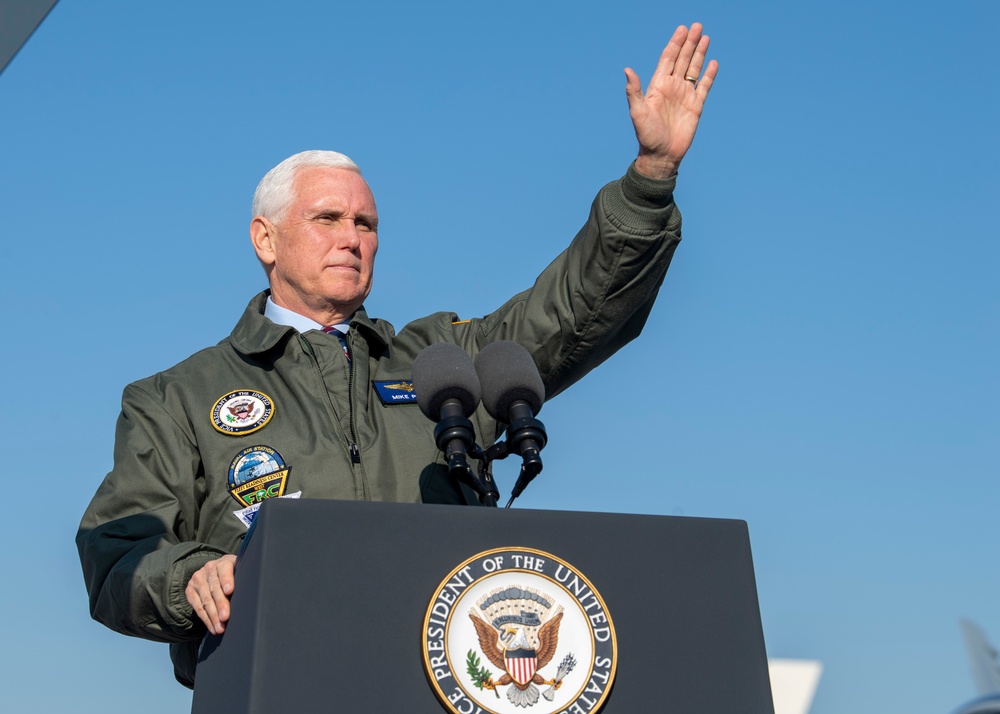 Vice President and Second Lady Visit NAS Lemoore