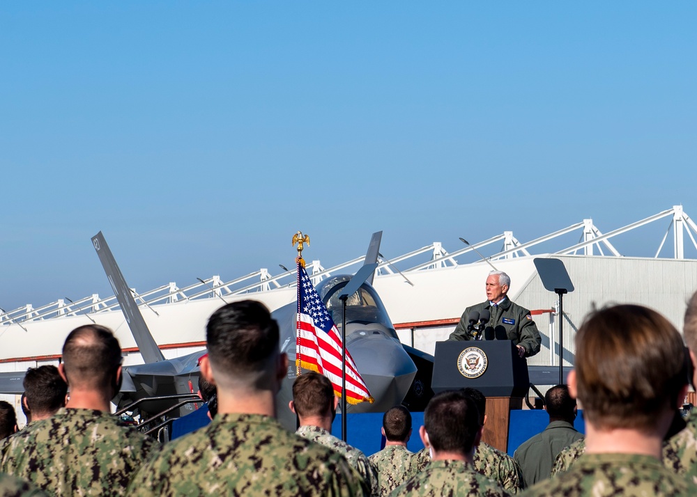 Vice President and Second Lady Visit NAS Lemoore