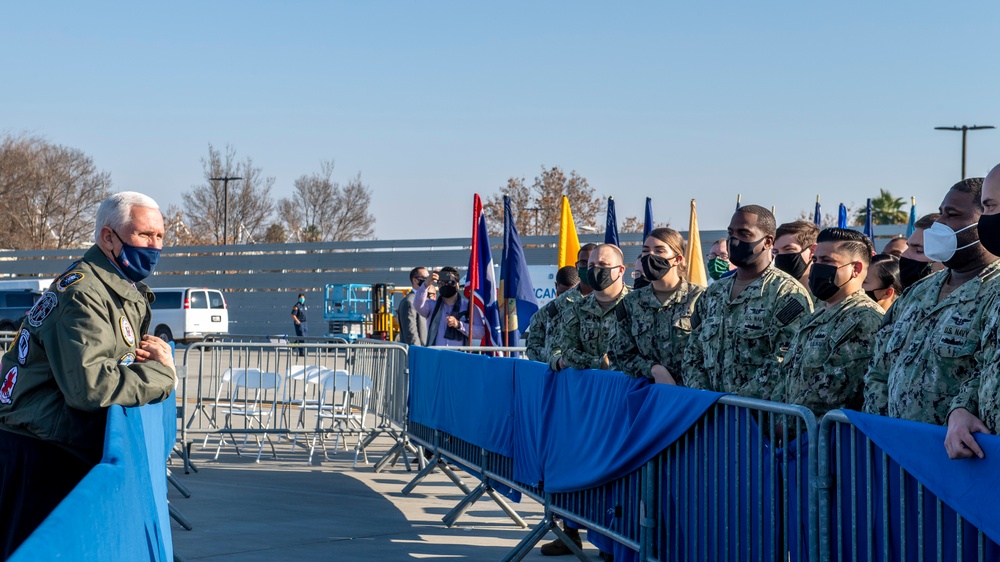 Vice President and Second Lady Visit NAS Lemoore