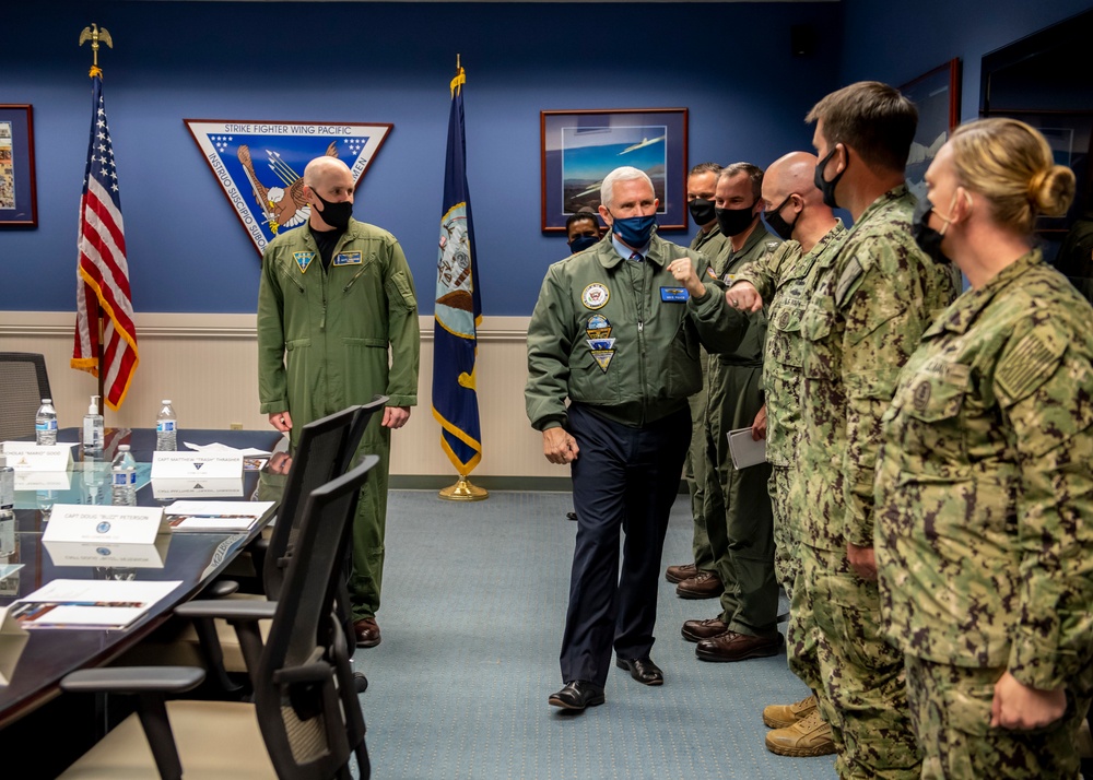 Vice President and Second Lady Visit NAS Lemoore