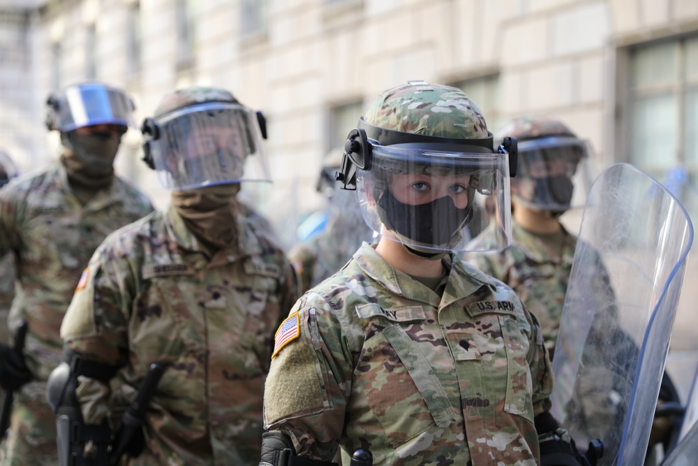 NJ Guardsmen Prepare Before the 59th Presidential Inauguration