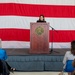 Second Lady of the United States, Karen Pence, speaks with Navy spouses