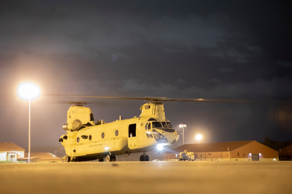 3rd Combat Aviation Brigade Soldiers conducted a downed aircraft recovery team exercise.