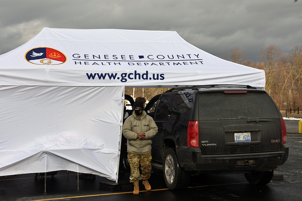 Michigan’s Task Force Spartan, Administers the COVID-19 Vaccine