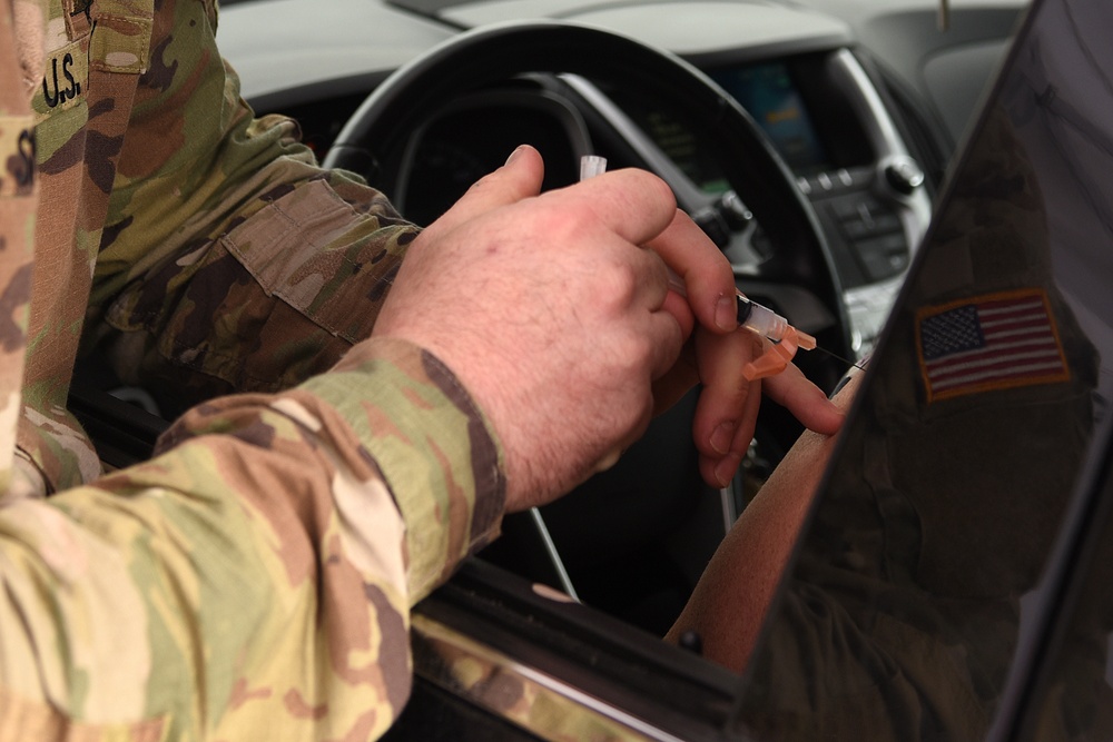 Michigan’s Task Force Spartan, Administers the COVID-19 Vaccine