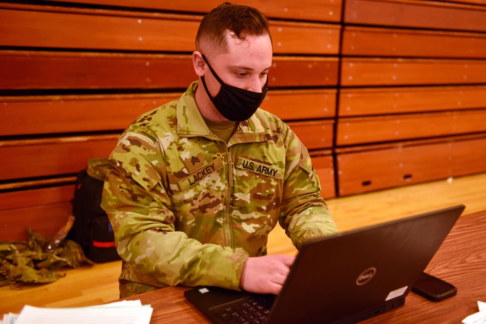 Michigan’s Task Force Spartan, Administers the COVID-19 Vaccine