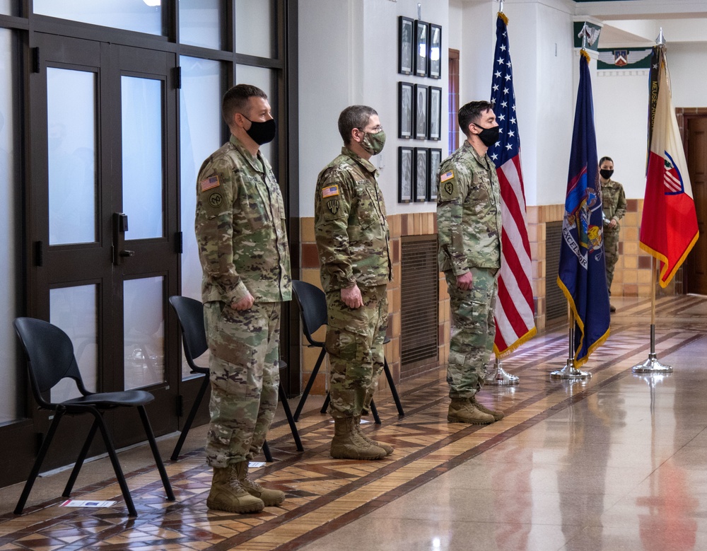 369th Special Troops Battalion Change of Command Ceremony (23 January 2021)