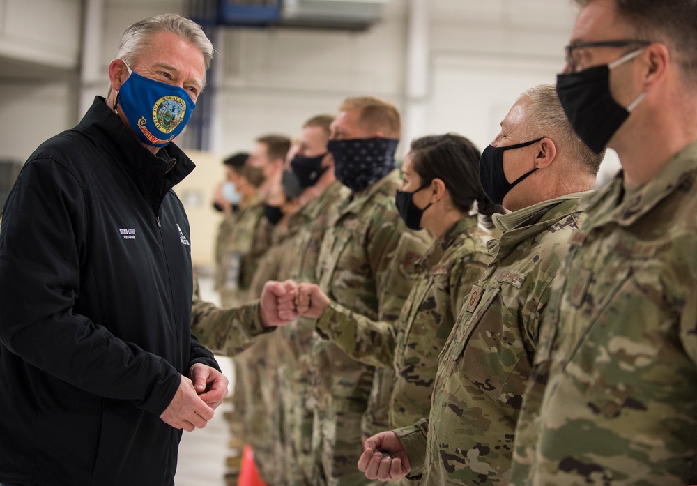 Idaho National Guard Personnel Return from Washington, D.C.After 59th Presidential Inauguration