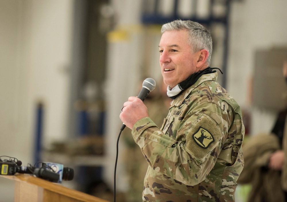 Idaho National Guard Personnel Return from Washington, D.C.After 59th Presidential Inauguration