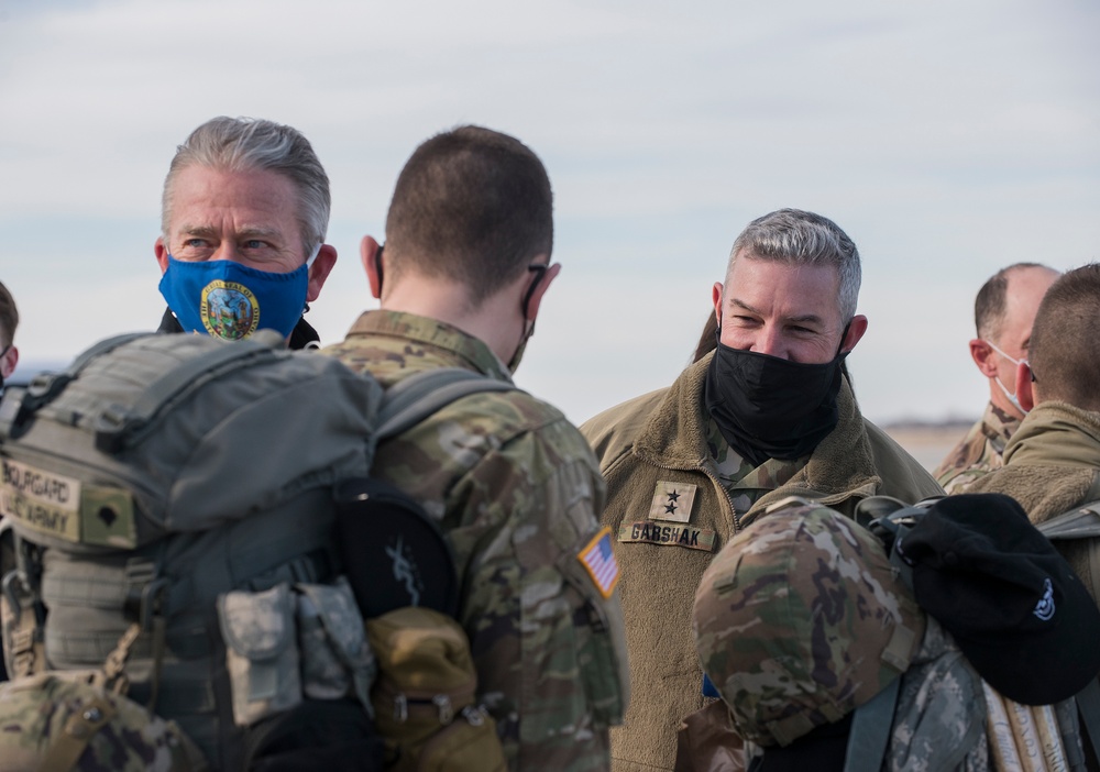 Idaho National Guard Personnel Return from Washington, D.C.After 59th Presidential Inauguration