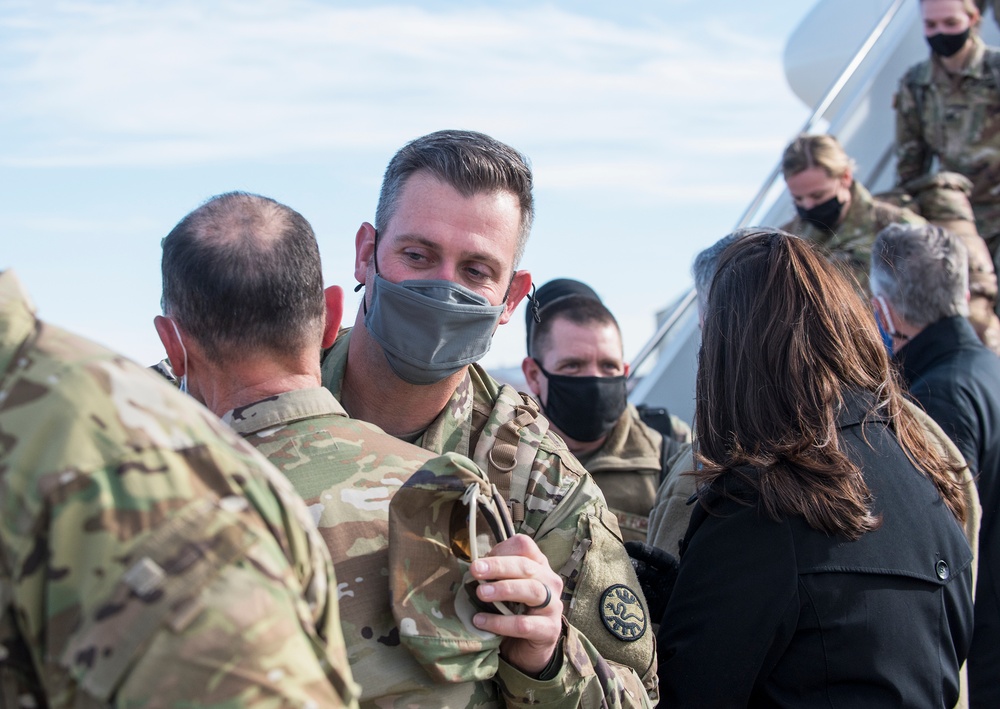 Idaho National Guard Personnel Return from Washington, D.C.After 59th Presidential Inauguration