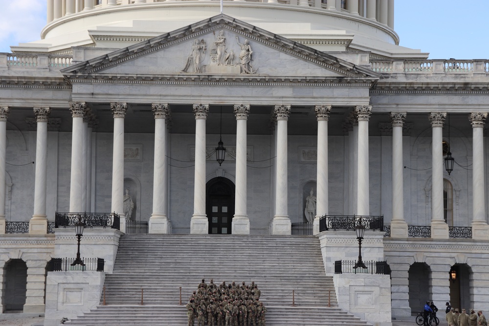 Maryland National Guard Stands Ready at U.S. Capitol