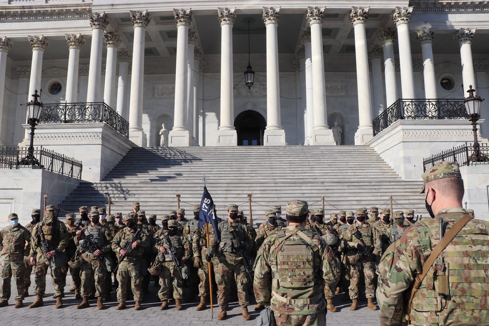 Maryland National Guard Stands Ready at U.S. Capitol
