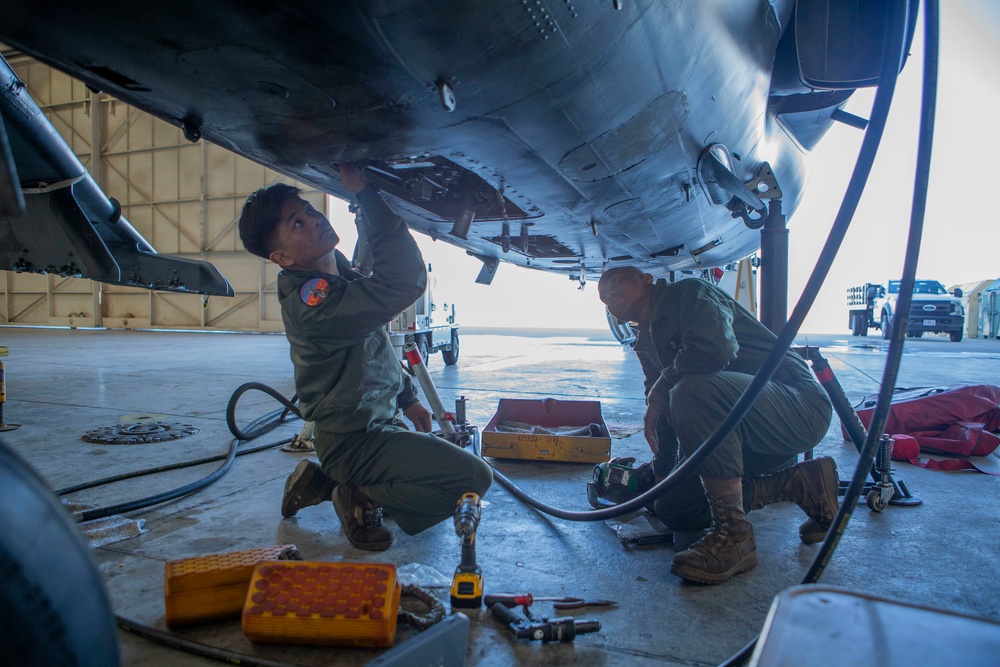 Marines train to drop bombs at a moment's notice