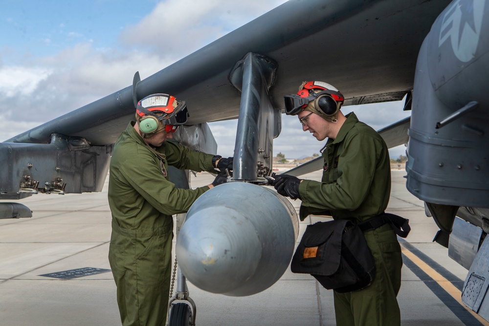 Marines train to drop bombs at a moment's notice