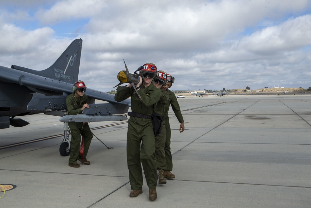 Marines train to drop bombs at a moment's notice