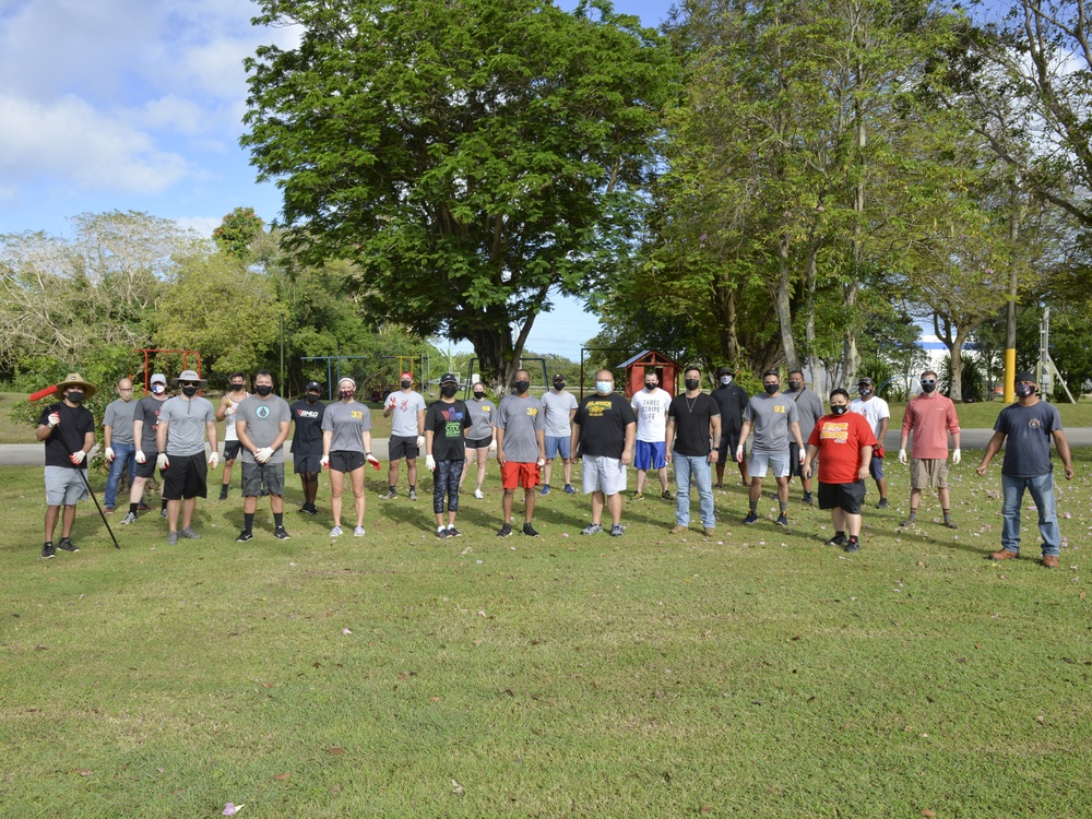 36 CONS Airmen Volunteer in Piti, Guam