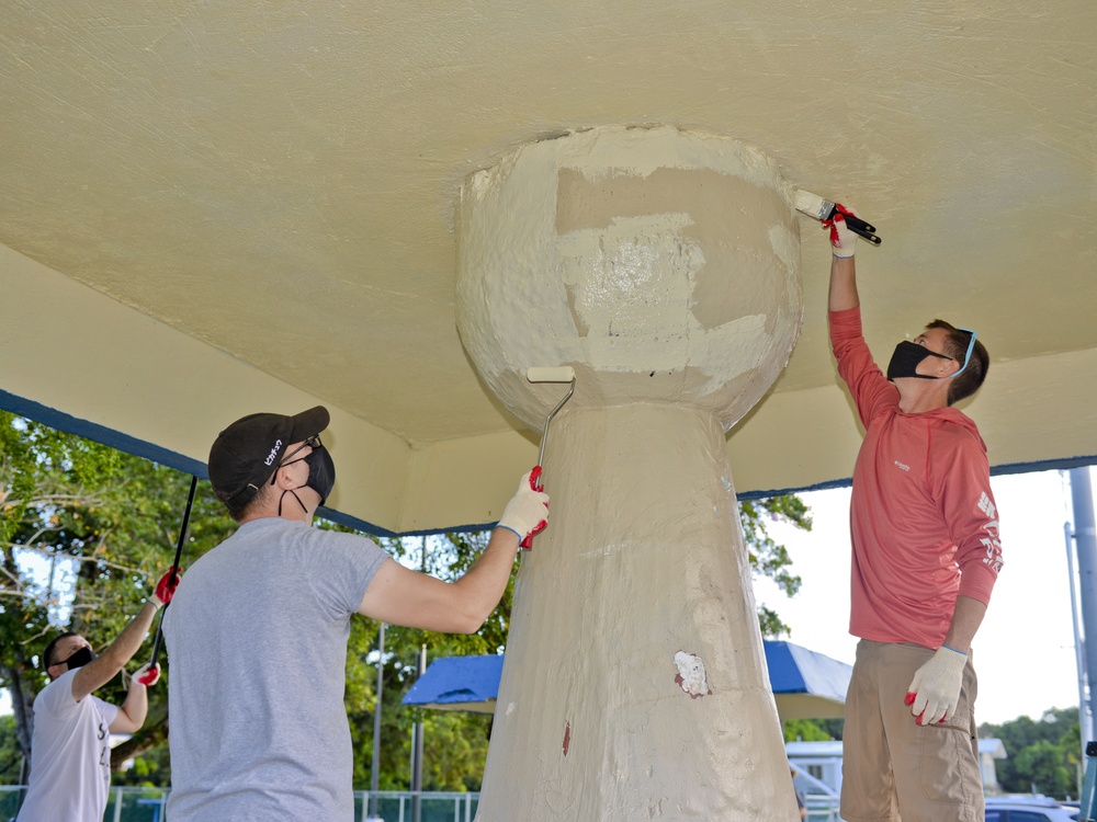 36 CONS Airmen Volunteer in Piti, Guam